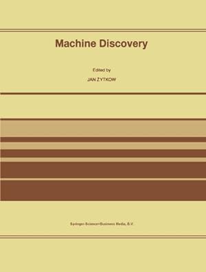 Bild des Verkufers fr Machine Discovery zum Verkauf von BuchWeltWeit Ludwig Meier e.K.