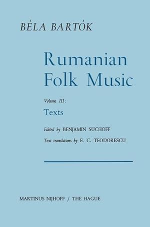 Immagine del venditore per Rumanian Folk Music venduto da BuchWeltWeit Ludwig Meier e.K.