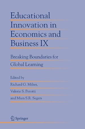 Immagine del venditore per Educational Innovation in Economics and Business IX venduto da BuchWeltWeit Ludwig Meier e.K.