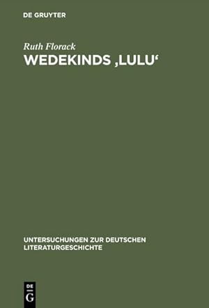 Seller image for Wedekinds 'Lulu' for sale by BuchWeltWeit Ludwig Meier e.K.