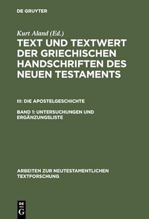 Seller image for Untersuchungen und Ergnzungsliste for sale by BuchWeltWeit Ludwig Meier e.K.