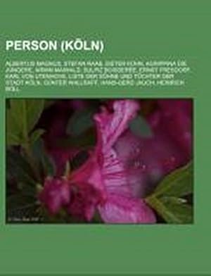 Seller image for Person (Kln) for sale by BuchWeltWeit Ludwig Meier e.K.