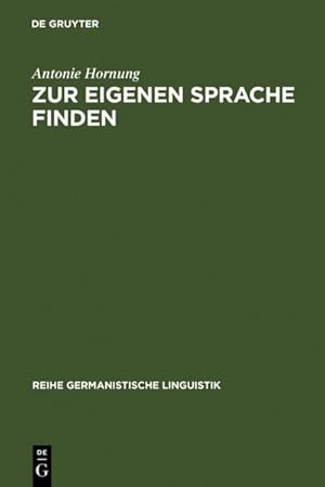 Immagine del venditore per Zur eigenen Sprache finden venduto da BuchWeltWeit Ludwig Meier e.K.