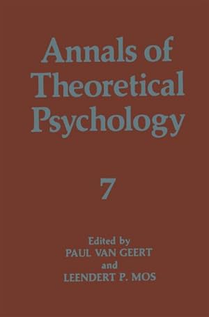 Image du vendeur pour Annals of Theoretical Psychology mis en vente par BuchWeltWeit Ludwig Meier e.K.