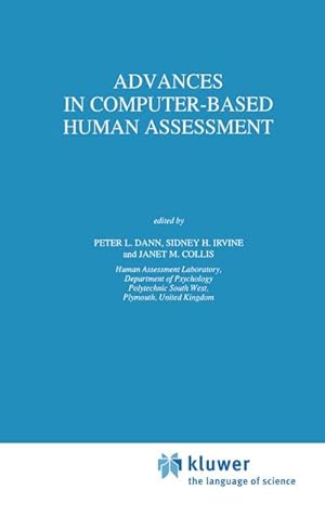 Seller image for Advances in Computer-Based Human Assessment for sale by BuchWeltWeit Ludwig Meier e.K.