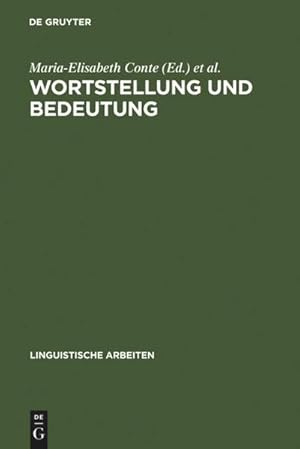 Seller image for Wortstellung und Bedeutung for sale by BuchWeltWeit Ludwig Meier e.K.