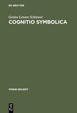 Imagen del vendedor de Cognitio symbolica a la venta por BuchWeltWeit Ludwig Meier e.K.