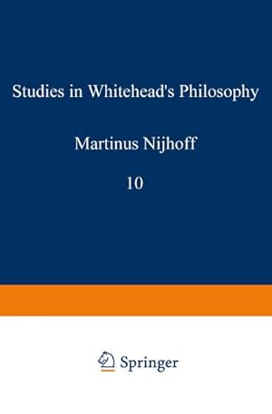 Immagine del venditore per Studies in Whiteheads Philosophy venduto da BuchWeltWeit Ludwig Meier e.K.