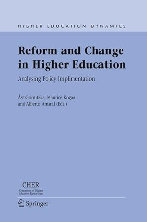 Immagine del venditore per Reform and Change in Higher Education venduto da BuchWeltWeit Ludwig Meier e.K.