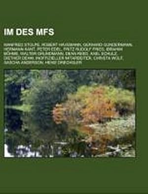 Seller image for IM des MfS for sale by BuchWeltWeit Ludwig Meier e.K.