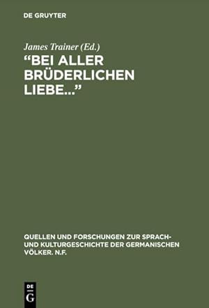 Immagine del venditore per Bei aller brderlichen Liebe. venduto da BuchWeltWeit Ludwig Meier e.K.