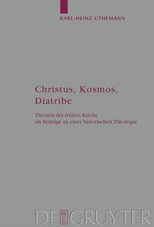 Bild des Verkufers fr Christus, Kosmos, Diatribe zum Verkauf von BuchWeltWeit Ludwig Meier e.K.