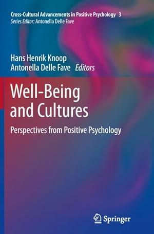 Bild des Verkufers fr Well-Being and Cultures zum Verkauf von BuchWeltWeit Ludwig Meier e.K.