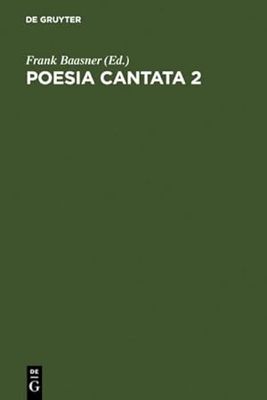 Immagine del venditore per Poesia cantata 2 venduto da BuchWeltWeit Ludwig Meier e.K.