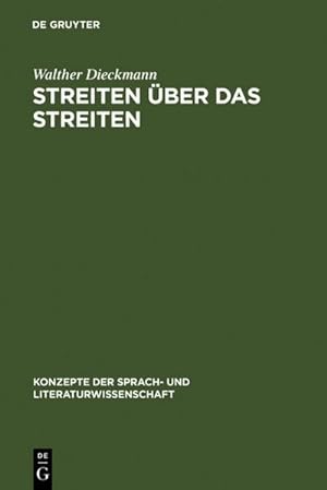 Imagen del vendedor de Streiten ber das Streiten a la venta por BuchWeltWeit Ludwig Meier e.K.