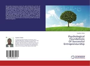 Bild des Verkufers fr Psychological Foundations Of Successful Entrepreneurship zum Verkauf von BuchWeltWeit Ludwig Meier e.K.