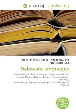 Seller image for Delaware languages for sale by BuchWeltWeit Ludwig Meier e.K.