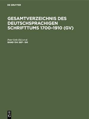 Bild des Verkufers fr Sep - Sik zum Verkauf von BuchWeltWeit Ludwig Meier e.K.