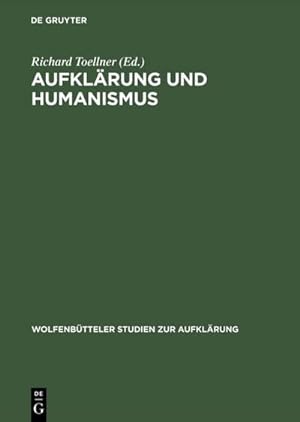 Bild des Verkufers fr Aufklrung und Humanismus zum Verkauf von BuchWeltWeit Ludwig Meier e.K.