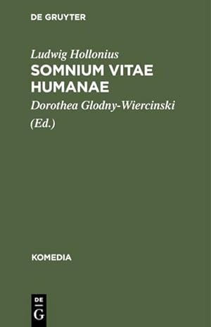 Seller image for Somnium Vitae Humanae for sale by BuchWeltWeit Ludwig Meier e.K.