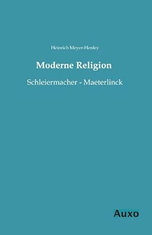 Imagen del vendedor de Moderne Religion a la venta por BuchWeltWeit Ludwig Meier e.K.