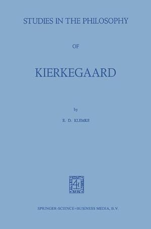 Image du vendeur pour Studies in the Philosophy of Kierkegaard mis en vente par BuchWeltWeit Ludwig Meier e.K.