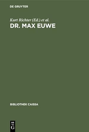 Immagine del venditore per Dr. Max Euwe venduto da BuchWeltWeit Ludwig Meier e.K.