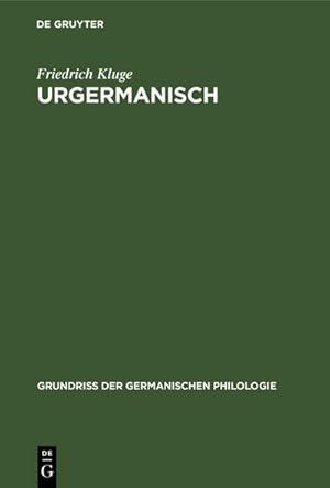 Imagen del vendedor de Urgermanisch a la venta por BuchWeltWeit Ludwig Meier e.K.