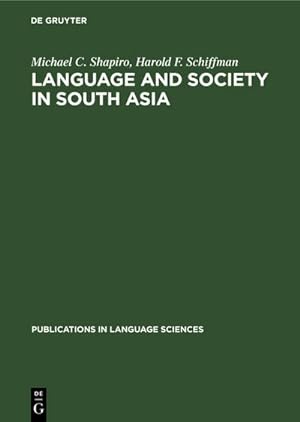 Seller image for Language and Society in South Asia for sale by BuchWeltWeit Ludwig Meier e.K.