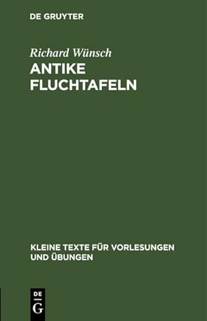 Imagen del vendedor de Antike Fluchtafeln a la venta por BuchWeltWeit Ludwig Meier e.K.