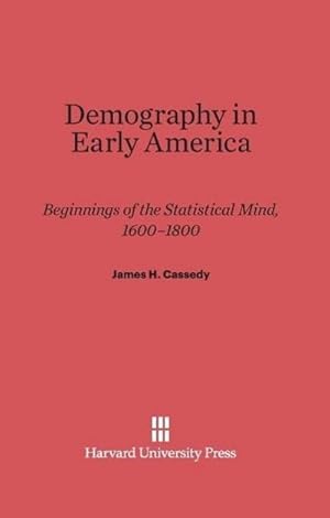Seller image for Demography in Early America for sale by BuchWeltWeit Ludwig Meier e.K.