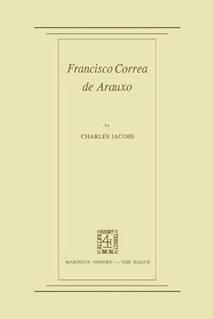 Seller image for Francisco Correa de Arauxo for sale by BuchWeltWeit Ludwig Meier e.K.