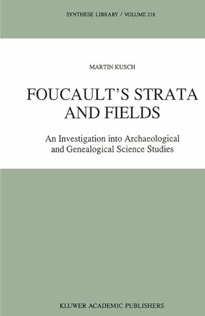 Seller image for Foucaults Strata and Fields for sale by BuchWeltWeit Ludwig Meier e.K.