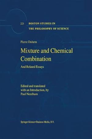 Imagen del vendedor de Mixture and Chemical Combination a la venta por BuchWeltWeit Ludwig Meier e.K.