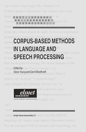 Seller image for Corpus-Based Methods in Language and Speech Processing for sale by BuchWeltWeit Ludwig Meier e.K.