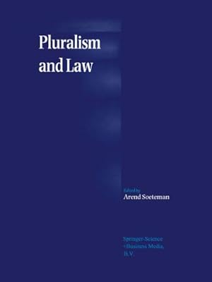 Seller image for Pluralism and Law for sale by BuchWeltWeit Ludwig Meier e.K.