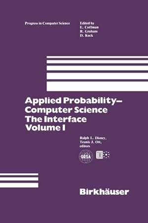 Imagen del vendedor de Applied Probability-Computer Science: The Interface Volume 1 a la venta por BuchWeltWeit Ludwig Meier e.K.