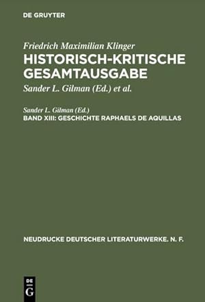 Bild des Verkufers fr Geschichte Raphaels de Aquillas zum Verkauf von BuchWeltWeit Ludwig Meier e.K.