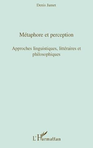 Image du vendeur pour Mtaphore et perception mis en vente par BuchWeltWeit Ludwig Meier e.K.