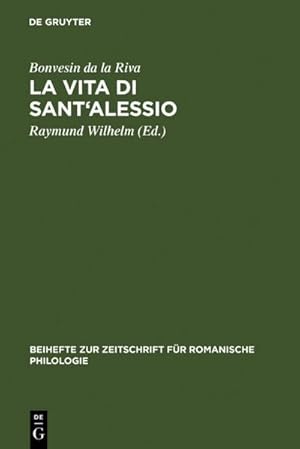 Seller image for La Vita di Sant'Alessio for sale by BuchWeltWeit Ludwig Meier e.K.
