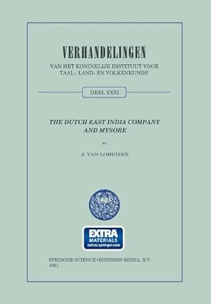 Seller image for The Dutch East India Company and Mysore, 17621790 for sale by BuchWeltWeit Ludwig Meier e.K.