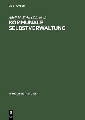 Image du vendeur pour Kommunale Selbstverwaltung mis en vente par BuchWeltWeit Ludwig Meier e.K.