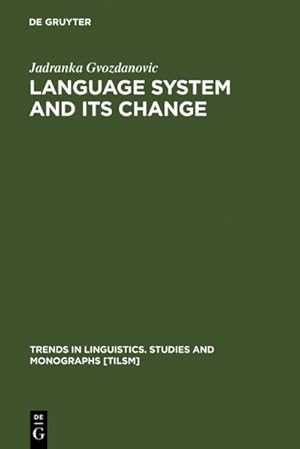 Imagen del vendedor de Language System and its Change a la venta por BuchWeltWeit Ludwig Meier e.K.