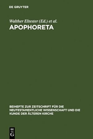 Image du vendeur pour Apophoreta mis en vente par BuchWeltWeit Ludwig Meier e.K.