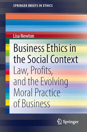 Imagen del vendedor de Business Ethics in the Social Context a la venta por BuchWeltWeit Ludwig Meier e.K.