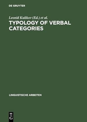 Bild des Verkufers fr Typology of Verbal Categories zum Verkauf von BuchWeltWeit Ludwig Meier e.K.