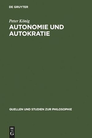 Immagine del venditore per Autonomie und Autokratie venduto da BuchWeltWeit Ludwig Meier e.K.