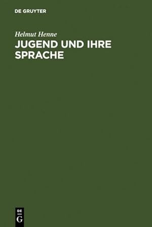 Seller image for Jugend und ihre Sprache for sale by BuchWeltWeit Ludwig Meier e.K.