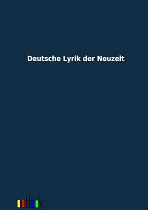 Imagen del vendedor de Deutsche Lyrik der Neuzeit a la venta por BuchWeltWeit Ludwig Meier e.K.