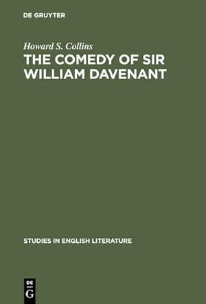 Bild des Verkufers fr The comedy of Sir William Davenant zum Verkauf von BuchWeltWeit Ludwig Meier e.K.
